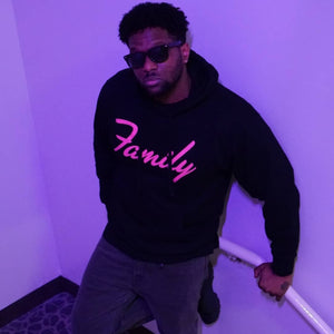 Black & Rosé Champagne / 3AM in Vegas "Family" Hoodie