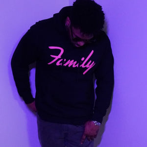 Black & Rosé Champagne / 3AM in Vegas "Family" Hoodie